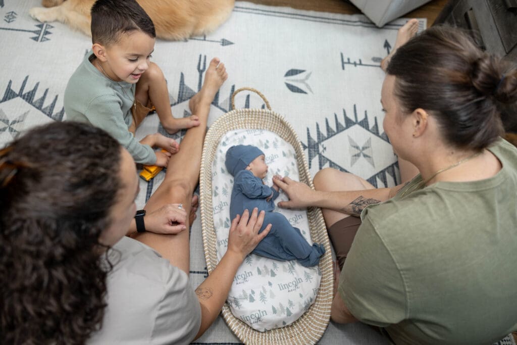 n-home newborn photography in Wheaton IL